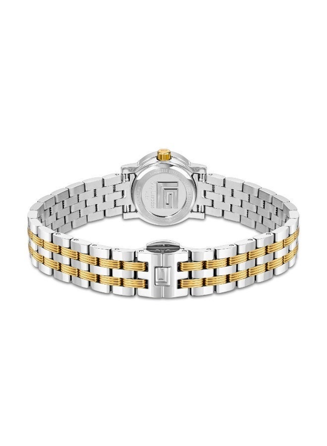 Guy Laroche Alex Green Mother-of-pearl Dial and Stainless Steel Bracelet Watch for Women 22mm - Image 3
