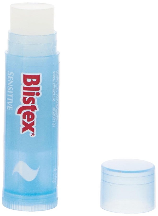 Blistex Simple & Sensitive Lip Balm, 0.15 Ounce Tube – Hypo-Allergenic Unflavored Lip Balm, Gentle Lip Moisturizer For Dry Lips, Contains Shea & Cocoa Butter (Pack of 3 - Image 2