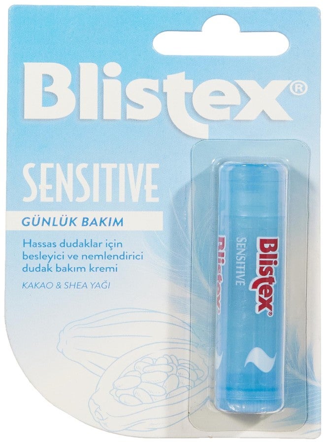 Blistex Simple & Sensitive Lip Balm, 0.15 Ounce Tube – Hypo-Allergenic Unflavored Lip Balm, Gentle Lip Moisturizer For Dry Lips, Contains Shea & Cocoa Butter (Pack of 3 - Image 3