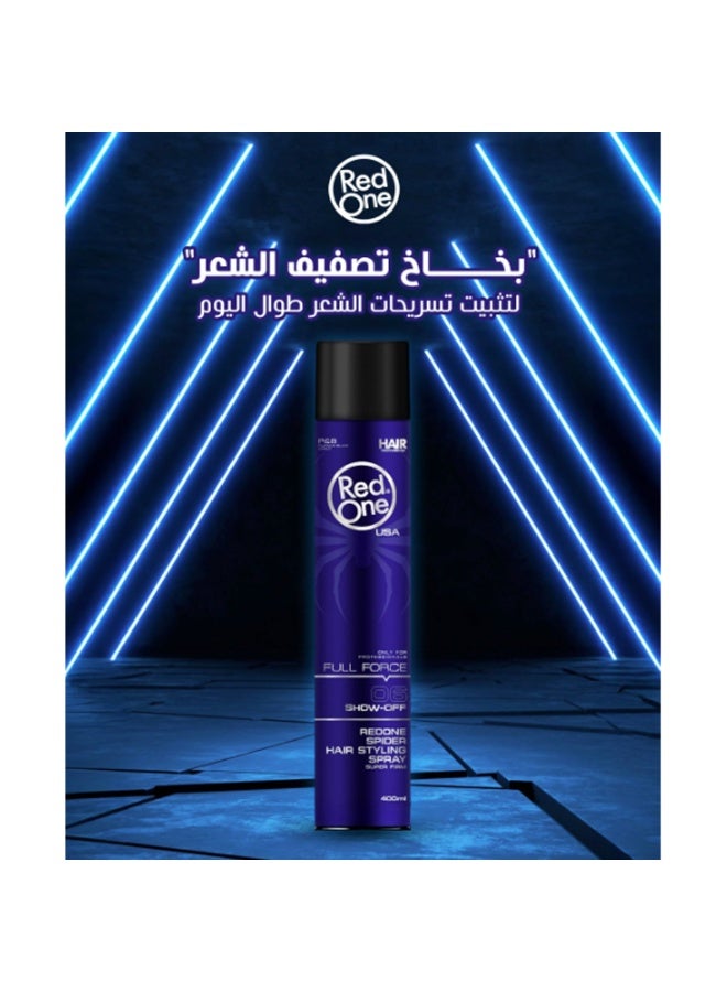 RedOne Spider Hair Spray Full Force Hair Styling Spray Ultra Hold Super Firm 400ml (06 - Show Off) - Image 2