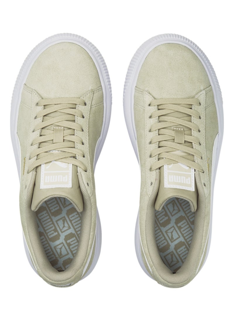 PUMA - Suede Mayu Womens Beige Trainers - Image 1