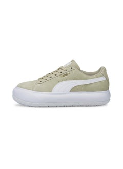 Suede Mayu Womens Beige Trainers
