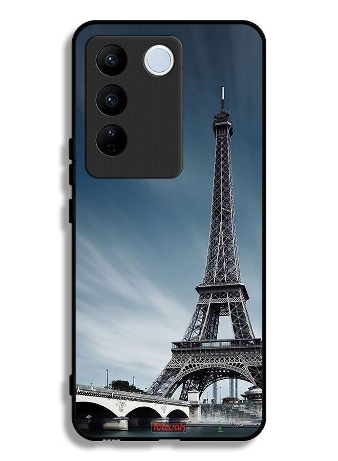 Tolwak Vivo V27e Protective Case Cover Eiffel Tower - Image 1