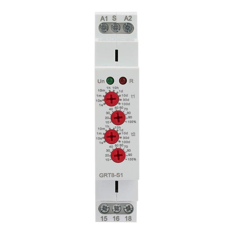 Hilitand GRT8-S1 Mini Asymmetric Cycle Timer ON/Off Repeat Cycle Time Relay AC/DC 12V-240V (50-60Hz) - Image 2