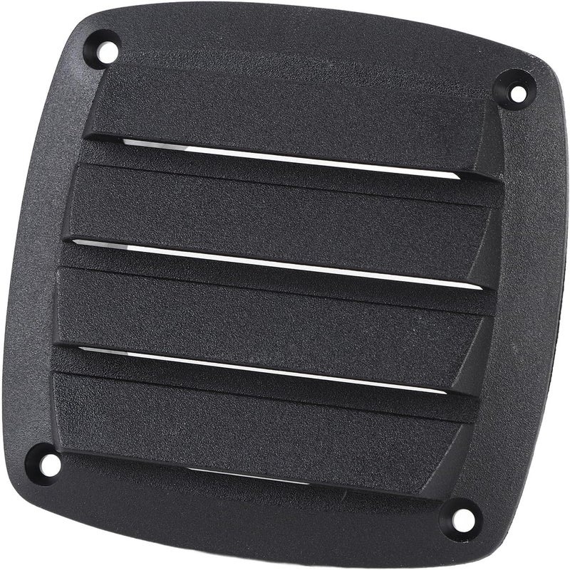 4 Inch Black RV Air Vent Louver – Plastic Boat Ventilation Outlet Grille for Optimal Airflow in Yachts & Caravans - Image 4