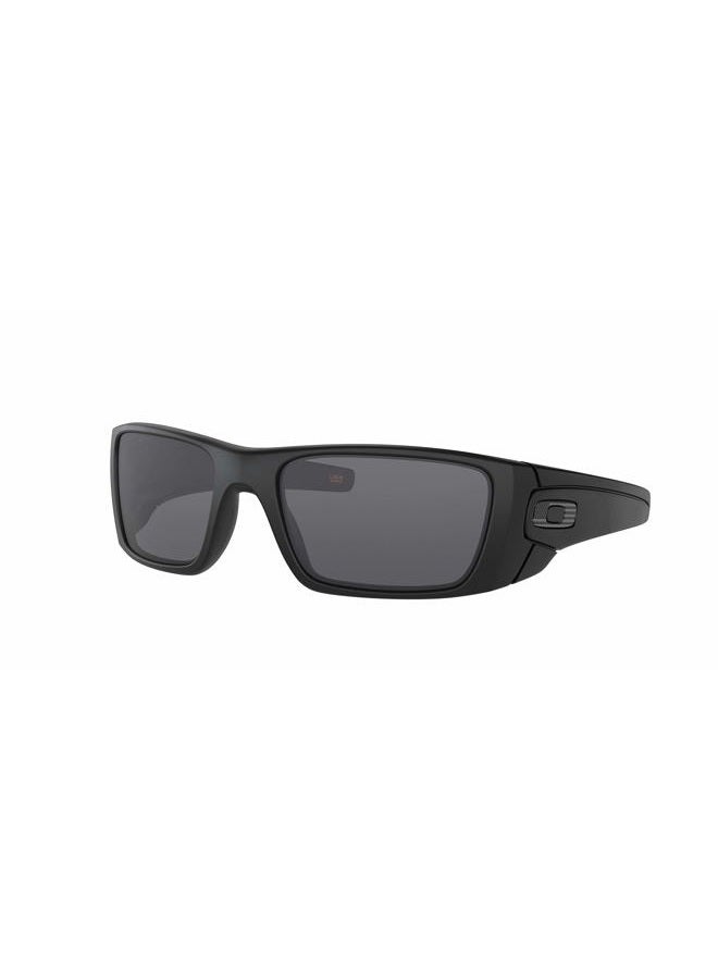 OAKLEY Men's OO9096 Fuel Cell Wrap Sunglasses, Si Matte Black Usa Flag/Grey, 60 mm - Image 1