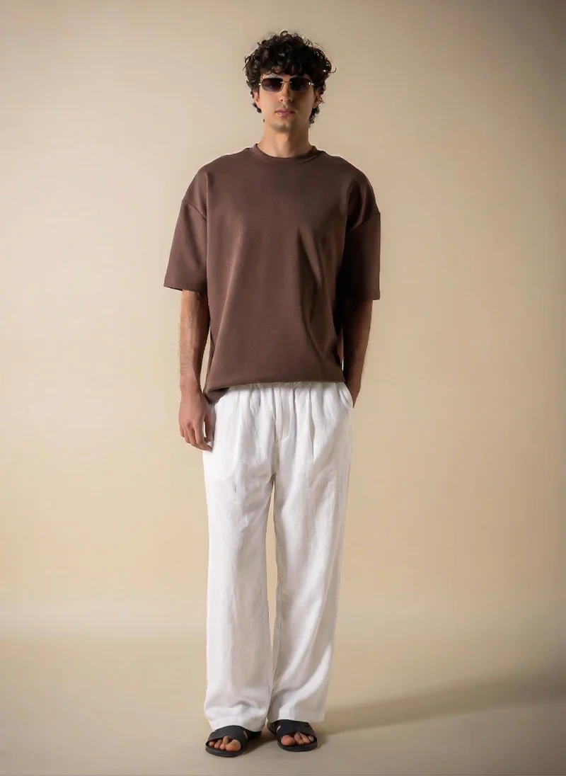 شايبس RELAXED FIT SOFT COTTON TROUSERS
