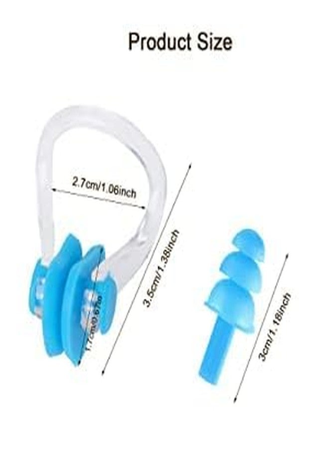 SOLDRIGHT SHOP Swimming Nose Clip & Ear Plugs Set with Protective Case | Adjustable & Comfortable Anti-Slip Waterproof Nose Clip & Ear Plugs for Pool, Swim Training, and Water Activities (1 Set) - Image 5