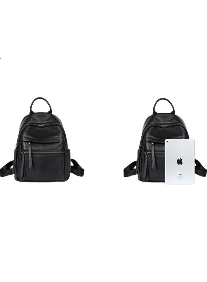 viney Leather Backpack For Women, Lightweight Student Schoolbag, Travel Backpack, Luxury Laptop Bag, Birthday Gift For Girlfriend - Image 1