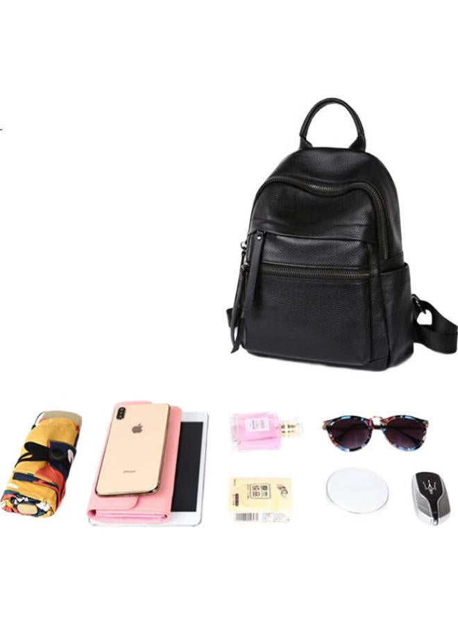 viney Leather Backpack For Women, Lightweight Student Schoolbag, Travel Backpack, Luxury Laptop Bag, Birthday Gift For Girlfriend - Image 3
