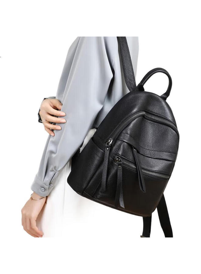 viney Leather Backpack For Women, Lightweight Student Schoolbag, Travel Backpack, Luxury Laptop Bag, Birthday Gift For Girlfriend - Image 2