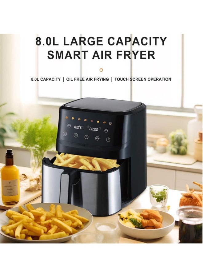 TOSCANA U - 1700W 8L Air Fryer with Digital Control and Preheat Function - Image 1
