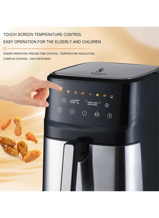 TOSCANA U - 1700W 8L Air Fryer with Digital Control and Preheat Function - Image 1