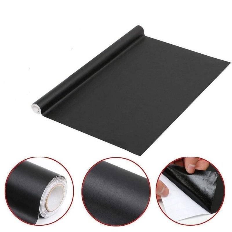 Generic Board Wall Paper Decor Removable Vinyl Chalkboard Sticker (Black, 60x200cm) - Image 3