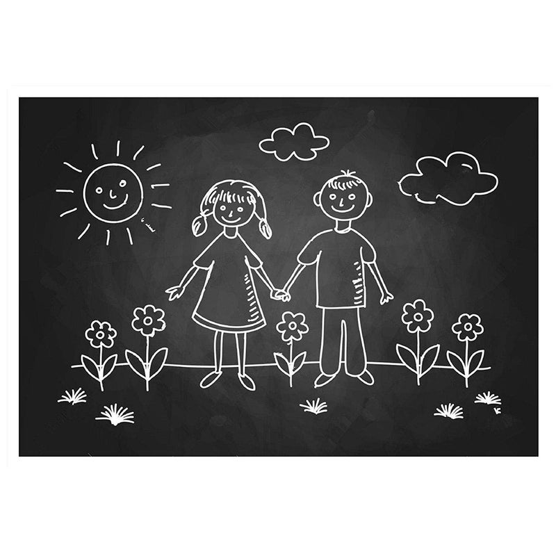 Generic Board Wall Paper Decor Removable Vinyl Chalkboard Sticker (Black, 60x200cm) - Image 2