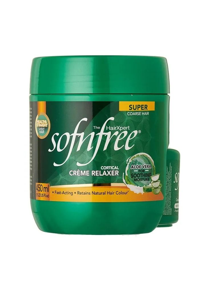 Sof'n Free Aloe Vera Hair Straightening Cream - 450 ml  - Image 1