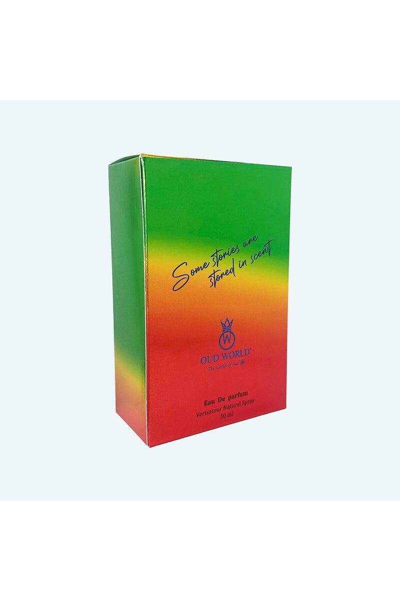 OUD WORLD Vibe Collection Royal Green Eau de Parfum | Fruity Floral Woody Perfume | Arabian Oud Inspired 50ml - Image 3