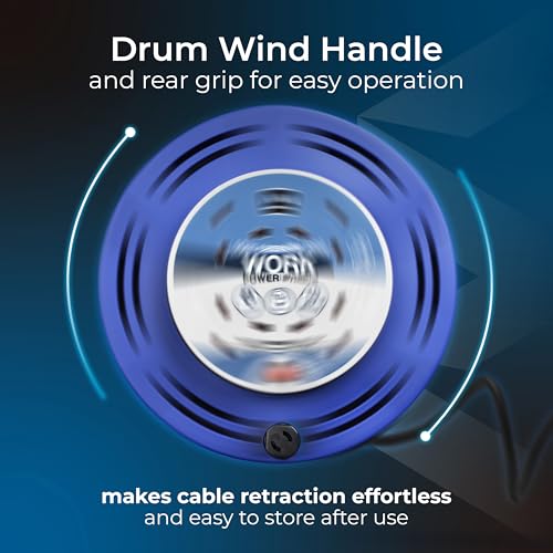 Masterplug 10M Four Socket Blue Cable Reel - Image 4