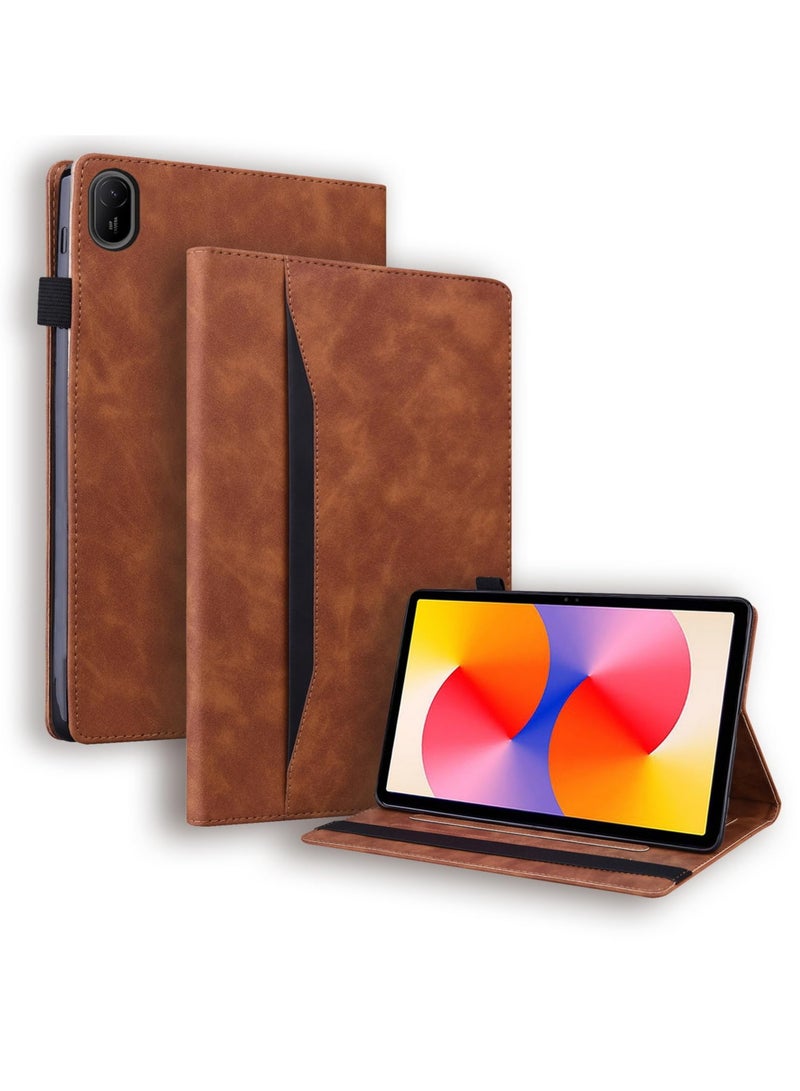 Case for Huawei MatePad SE 11 Inch Released 2024 Released Tablet Case with Stand Function Huawei Huawei MatePad SE 11 Tablet Case with Card Holder (Brown) - Image 1