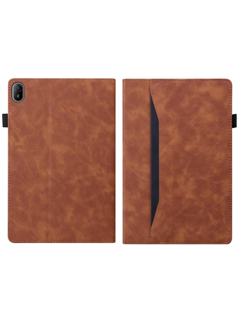 Case for Huawei MatePad SE 11 Inch Released 2024 Released Tablet Case with Stand Function Huawei Huawei MatePad SE 11 Tablet Case with Card Holder (Brown) - Image 3