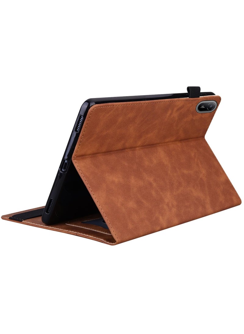 Case for Huawei MatePad SE 11 Inch Released 2024 Released Tablet Case with Stand Function Huawei Huawei MatePad SE 11 Tablet Case with Card Holder (Brown) - Image 5