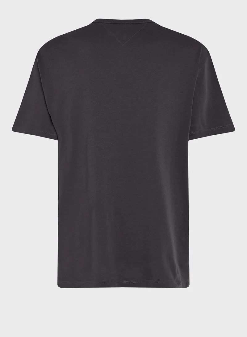TOMMY JEANS Logo Crew Neck T-Shirt