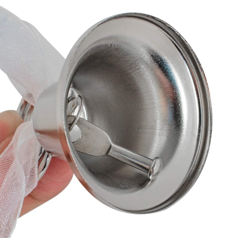 Super Z Outlet Silver Bell Place Card Holders for Table Numbers  Restaurant Menu  Weddings  Party Decoration (12 Pack) - Image 3