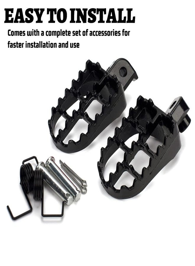 XINGWU Dirt Bike Footrest,Aluminium Footpegs Pedals,for XR50R PW50 CRF70 TW200 KLX110 CRF50 50cc 70cc 90cc 110cc 125cc TaoTao Motorcycle Part - Image 5