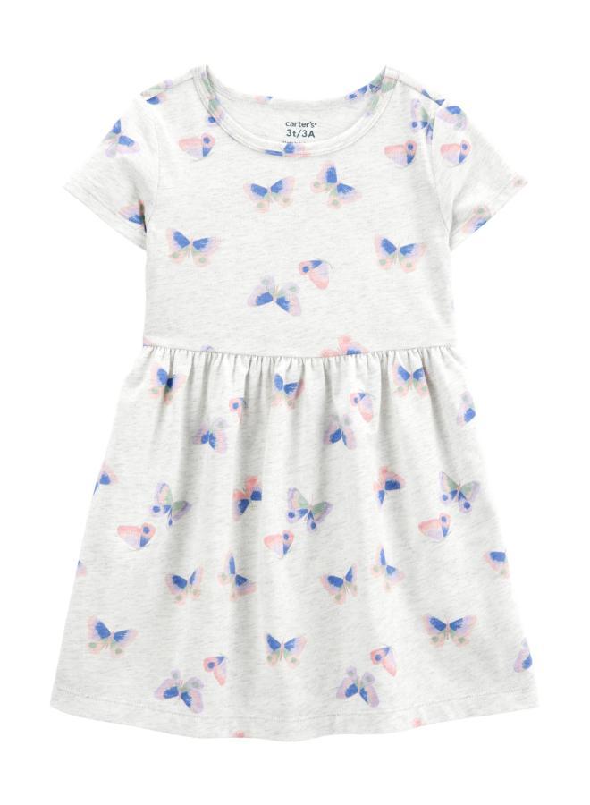 كارترز فستان ماكسي مطبوع للأطفال الصغار - Image 1