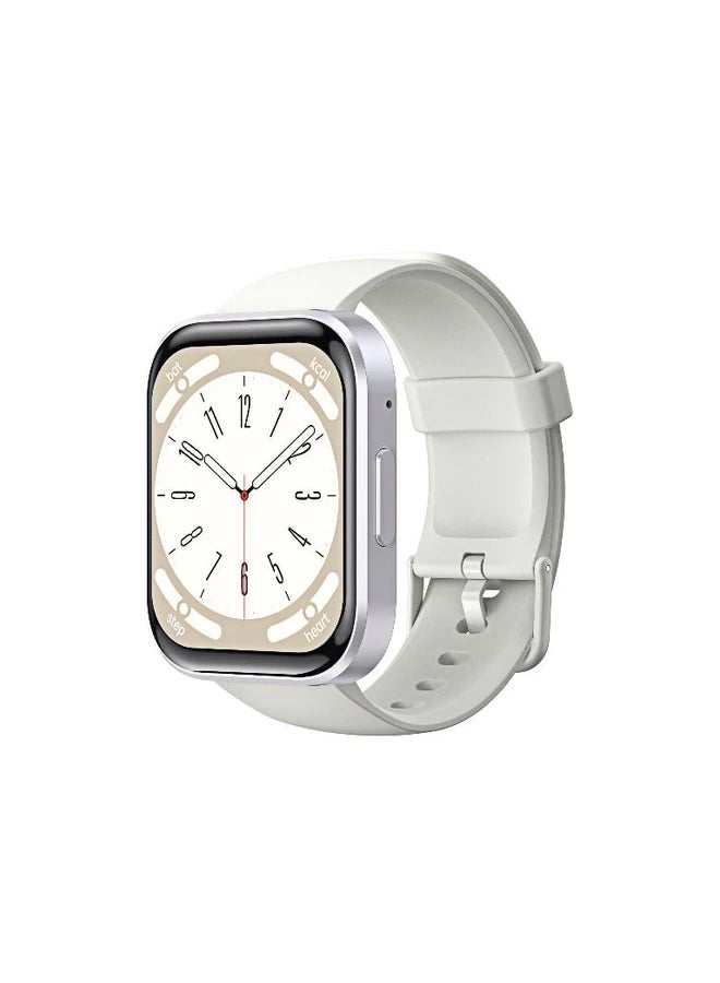 Oukitel BT103 Smart Watch - 1.91'' TFT Display, IP68 Waterproof, Fitness & Health Tracker, Compatible with Android & iOS White  - Image 2