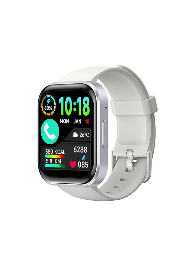 Oukitel BT103 Smart Watch - 1.91'' TFT Display, IP68 Waterproof, Fitness & Health Tracker, Compatible with Android & iOS White  - Image 1