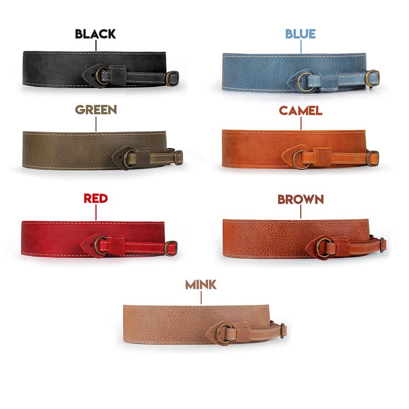 MegaGear SLR, DSLR Sierra Series Genuine Leather Camera Shoulder or Neck Strap - Image 4