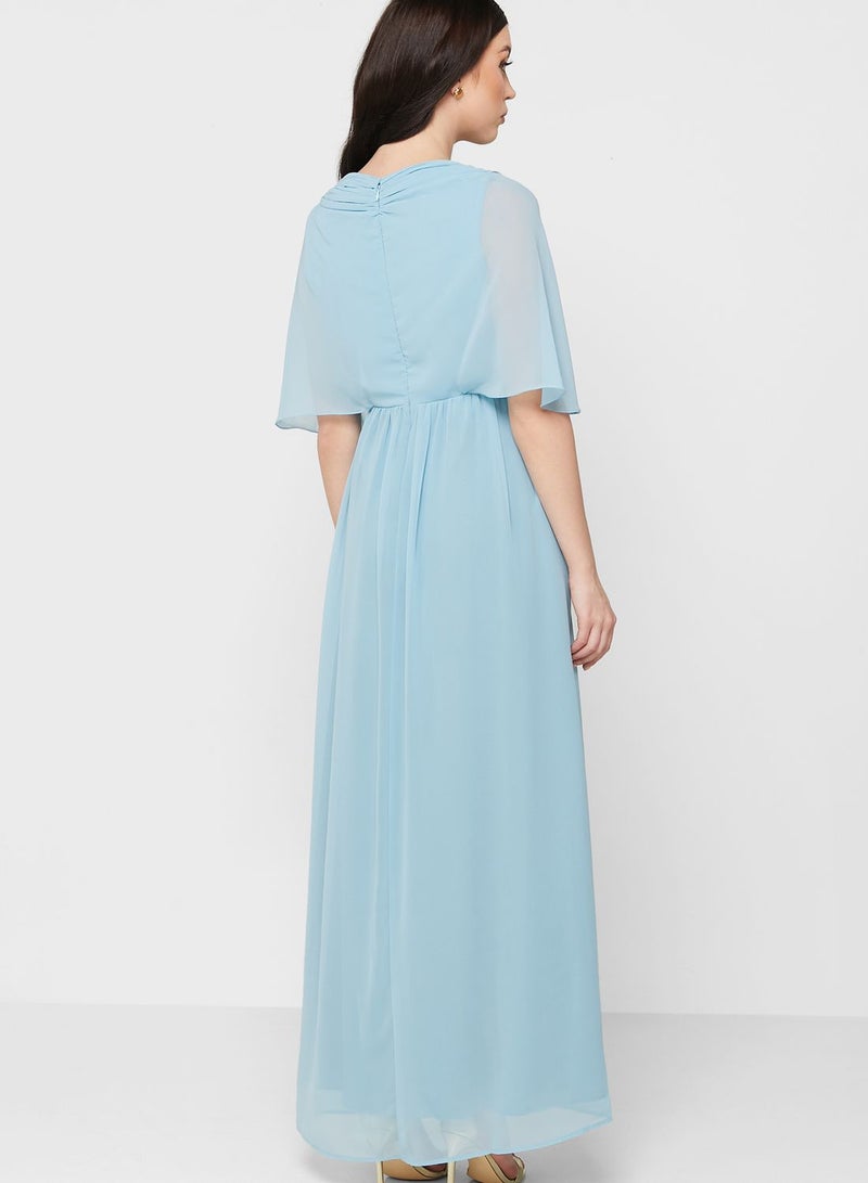Khizana Chiffon Overlay Maxi Dress  - Image 2