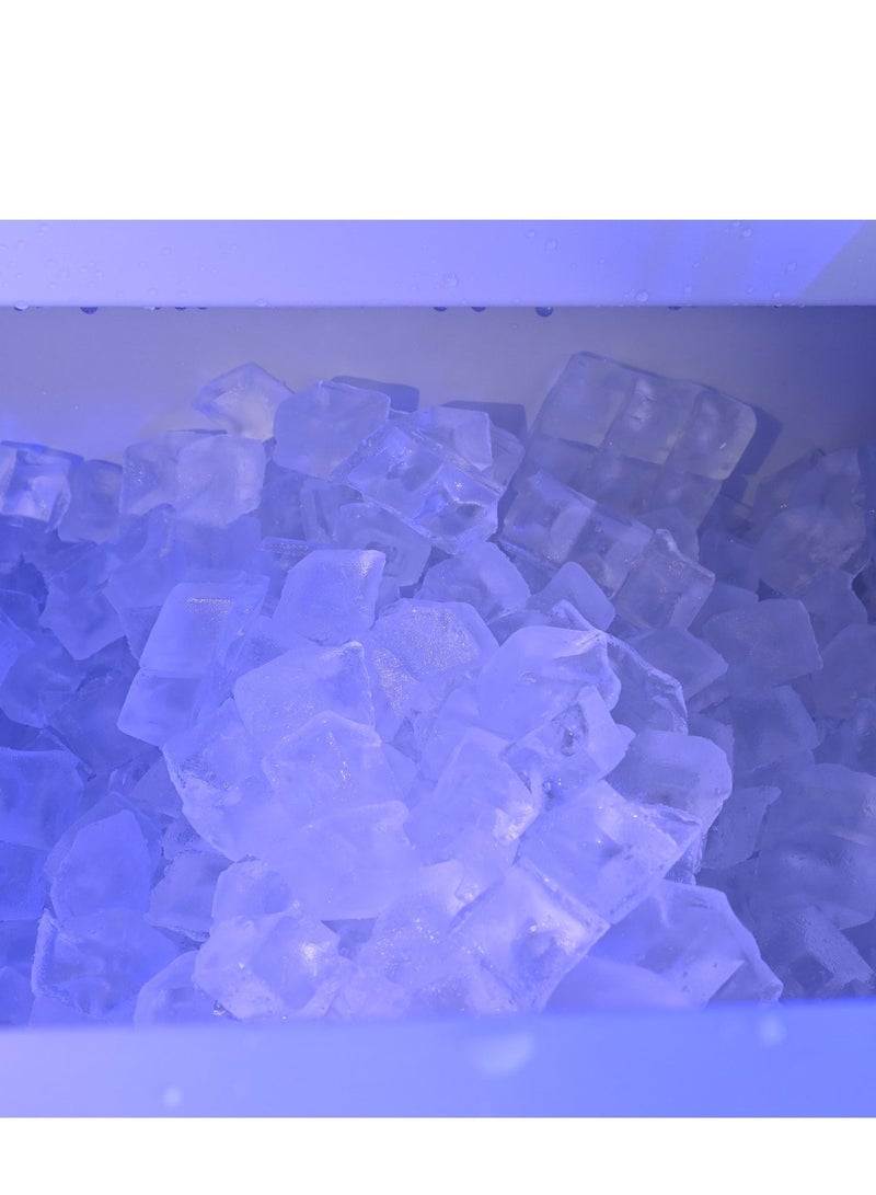 Cool Baby Integrated Ice Maker Machine, 40KGS/24H Stainless Steel Under Counter ice Machine with 12KGS Ice Storage Capacity, Freestanding Ice Maker. - Image 5