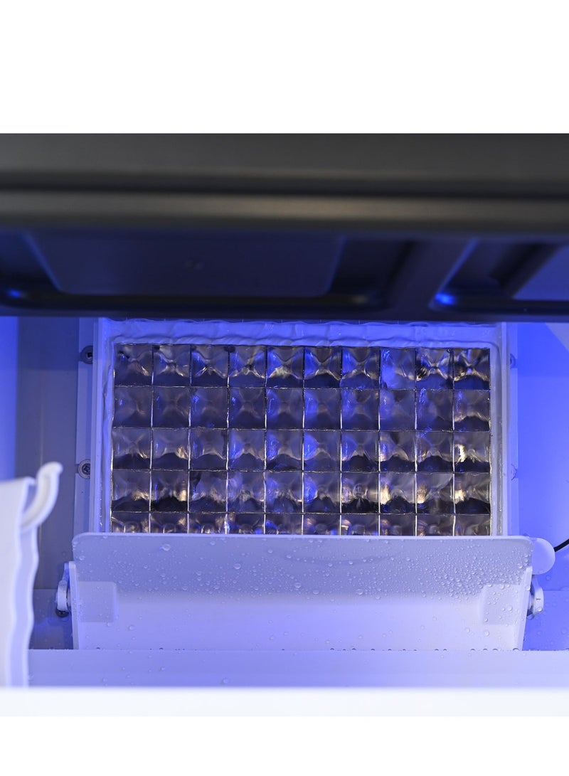 Cool Baby Integrated Ice Maker Machine, 40KGS/24H Stainless Steel Under Counter ice Machine with 12KGS Ice Storage Capacity, Freestanding Ice Maker. - Image 3