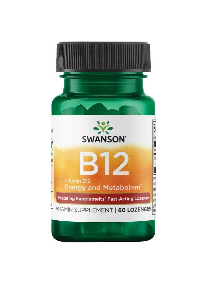 Swanson Supplemelts Sublingual Vitamin B-12 5 Milligrams 60 Tabs - Image 1