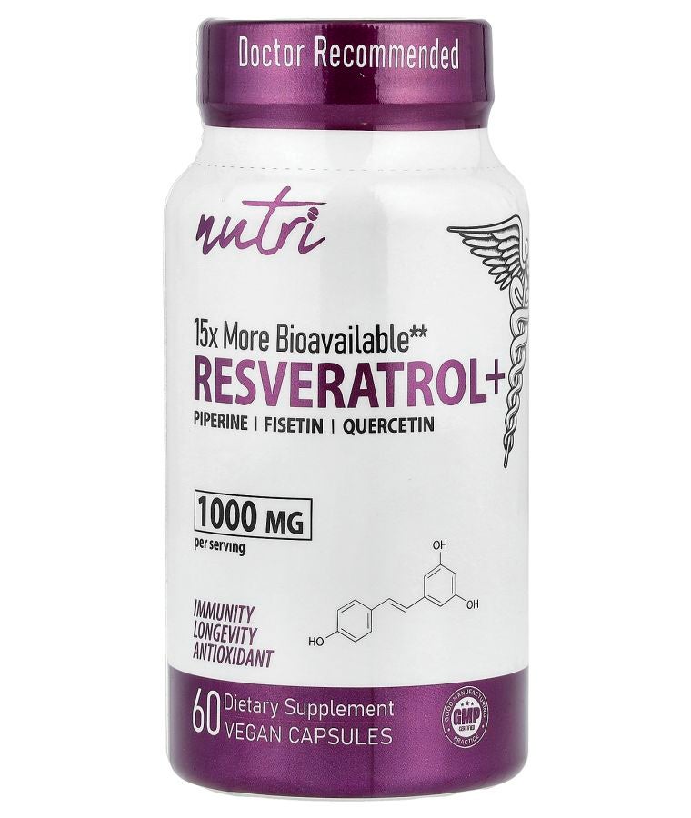 Resveratrol+ 60 Vegan Capsules