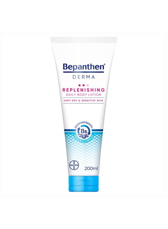 Bepanthen Derma Replenishing Daily Moisturizing Body Lotion For Dry & Sensitive Skin 200ml - Image 1