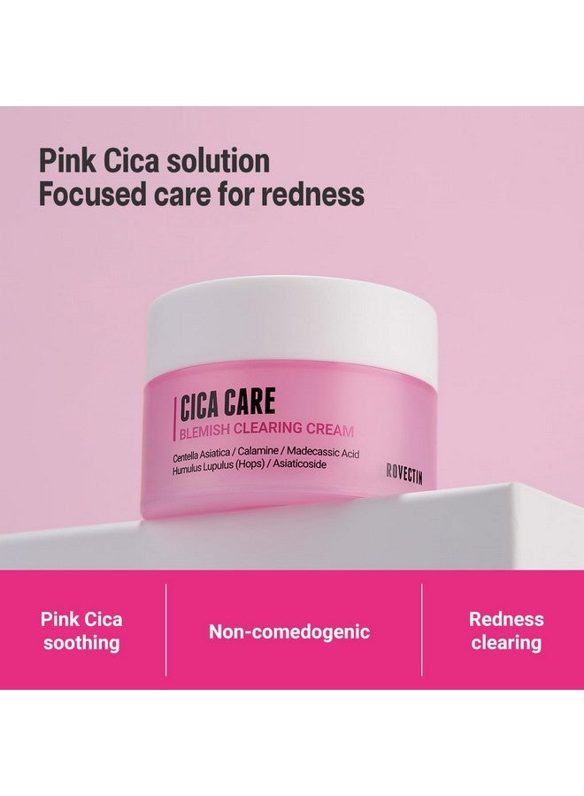 روفكتين كريم إزالة العيوب من Cica Care يهدئ تهيج البشرة ويحسن الدهون الدهنية والرؤوس السوداء للبشرة الدهنية، مرطب كوري نباتي كالامين كينتيللا اسياتيكا (1.96 أونصة سائلة 50 مل) - Image 2