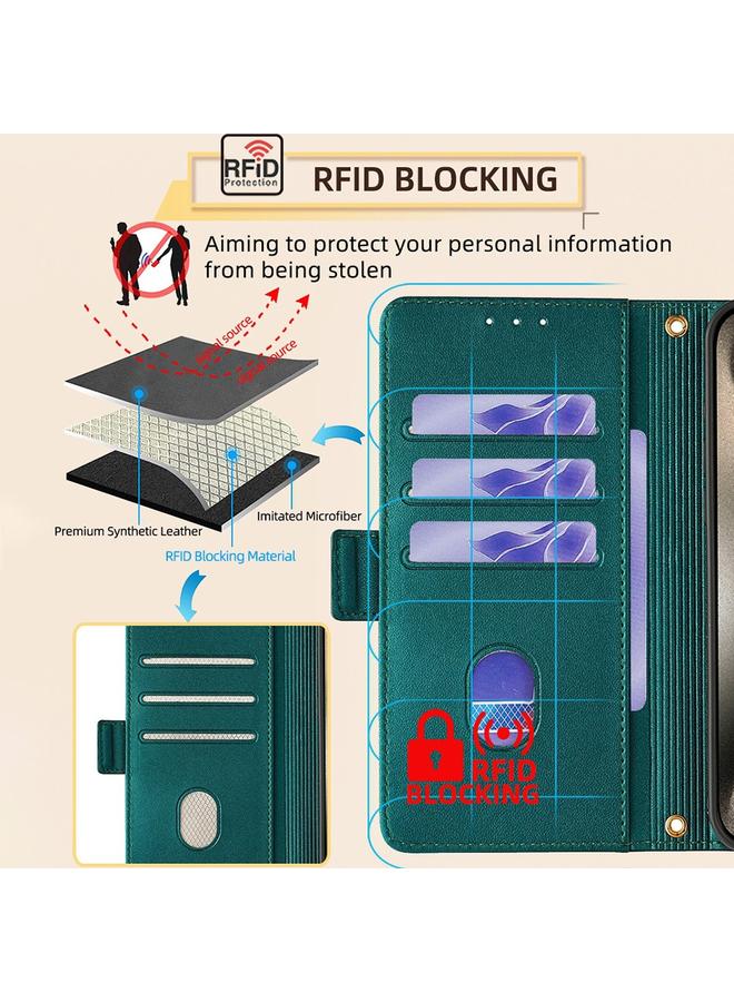 erorex Case For Samsung Galaxy A55 5G Crossbody Chain Leather Phone Case - Image 3