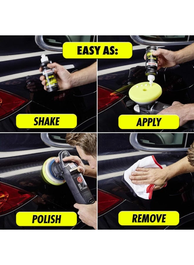 SONAX SONAX Profiline EX 04-06 â€“250mL Professional Grade Silicone-Free High-Gloss Polish for Single-Stage Correction for Light Paint Defects and Finishing â€“ Removes P2000 Grit Sanding Marks - Image 4
