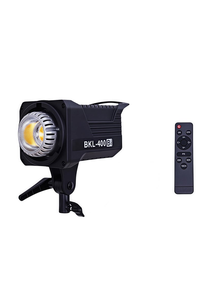 Glanfen 160W COB LED Video Light with Remote Control - Bowens Mount Continuous Output Lighting, Bi-Color Temperature 2700K-6500K CRI98+ & 8 Effects for Studio/Outdoor Photography/Video Recording - Image 1