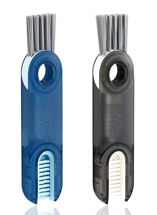 Peace Tech 3 in 1 Multifunctional Cleaning Brush, 3 in 1 Tiny Bottle Cup Lid Detail Brush Straw Cleaner Tools, Multi-Functional Crevice Cleaning Brush. 2 Units (2) - Image 1
