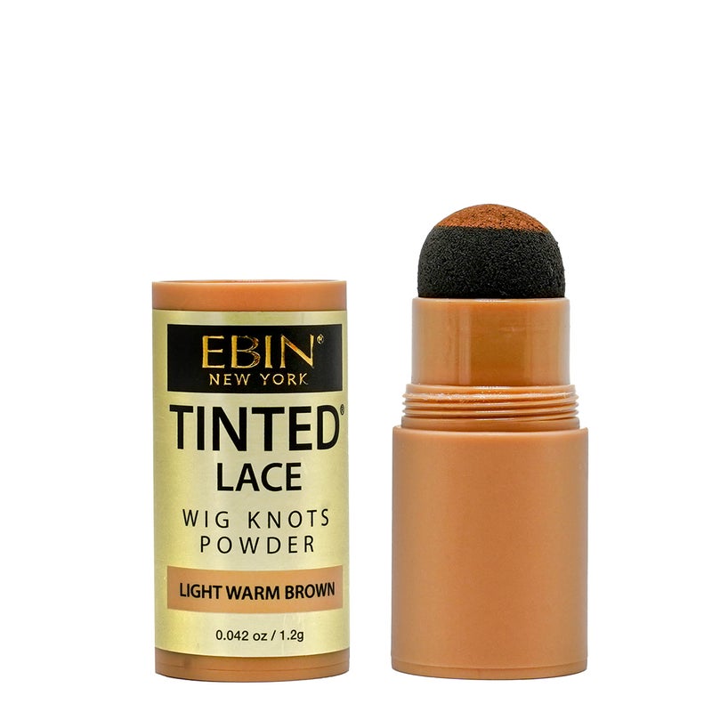 EBIN NEW YORK Tinted Lace Powder - Light Warm Brown, 1.2g | Long Lasting Formula Blends Seamlessly with Your Skin Tone - Image 5
