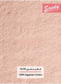 Sandy Sandy 100% Cotton Luxury Bath Towel for Face, Ideal for Daily Use, Quick Dry, High Absorbent and Super Soft 70x40 cm, Cantaloupe  - Image 5