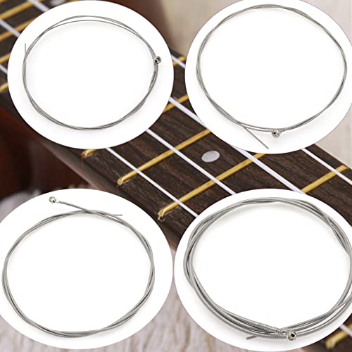 Cheerock Stainless Steel 4 String Bass Strings Replacement Set, Acoustic Bass Strings, Electric Bass String, 4 String Bass Instrument Accessories - Image 2
