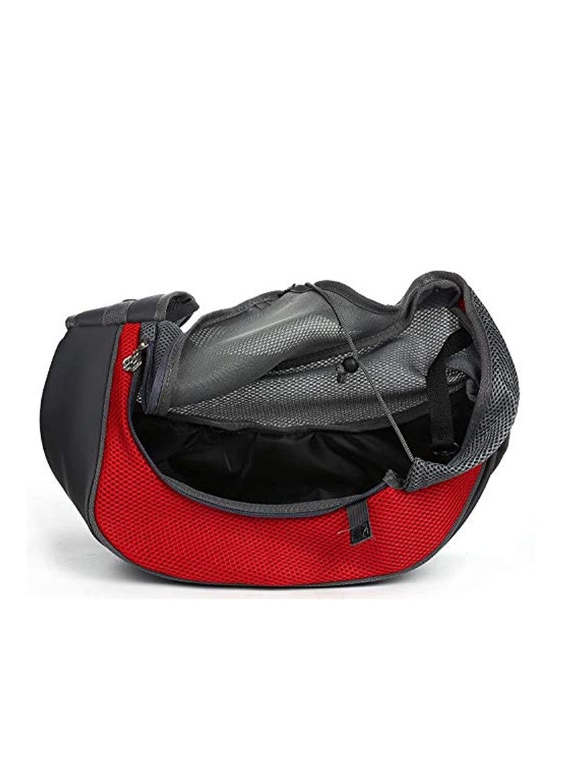 Portable Pet Dog Cat Puppy Shoulder Bag Travel Carrier Shoulder Bag Breathable Mesh Transport Bag (S) - Image 2