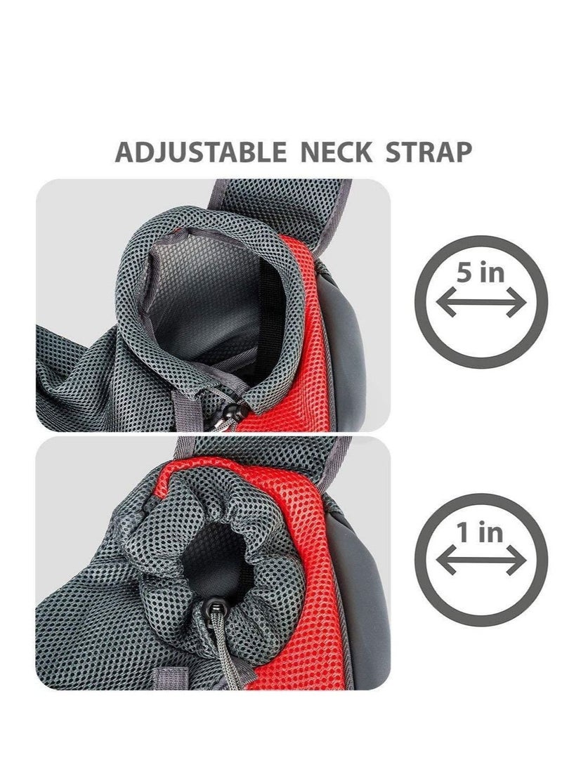 Portable Pet Dog Cat Puppy Shoulder Bag Travel Carrier Shoulder Bag Breathable Mesh Transport Bag (S) - Image 4