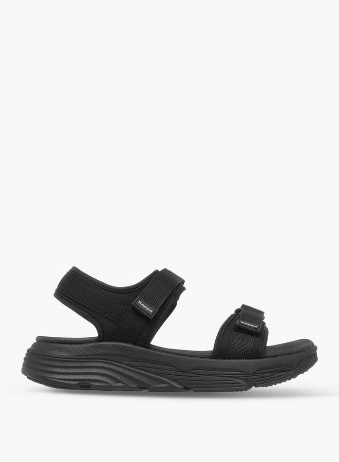 Kappa Women's Solid Sandals with Hook and Loop Closure - Image 1