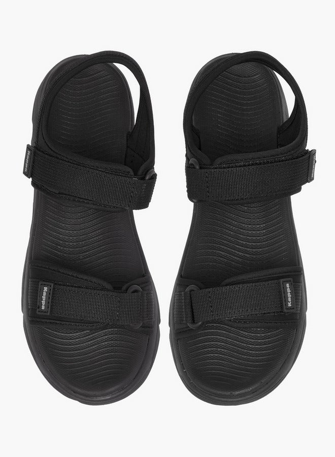 Kappa Women's Solid Sandals with Hook and Loop Closure - Image 2